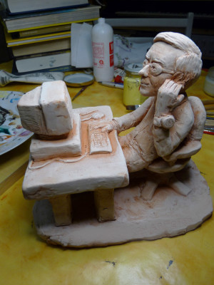 caricatura in terracotta