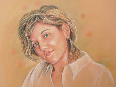 ritratto di ragazza disegno a matita