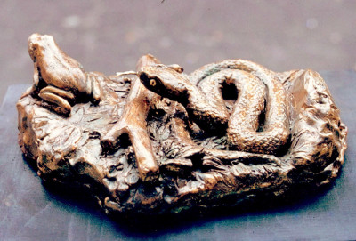 scultura _bronzo_ animali