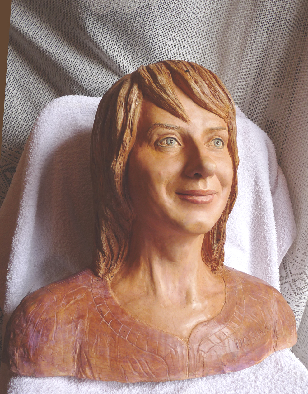 terracotta colorata busto ritratti