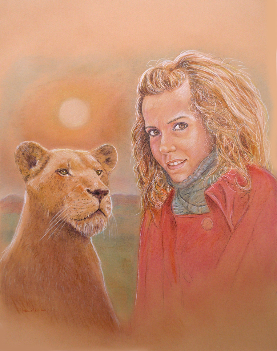 disegni di leonesse ritratti